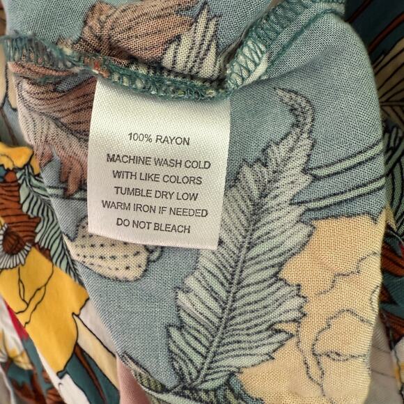 Anthropologie Indigo Rose Floral Midi Skirt Boho Cottagecore Feminine Small - Picture 9 of 13